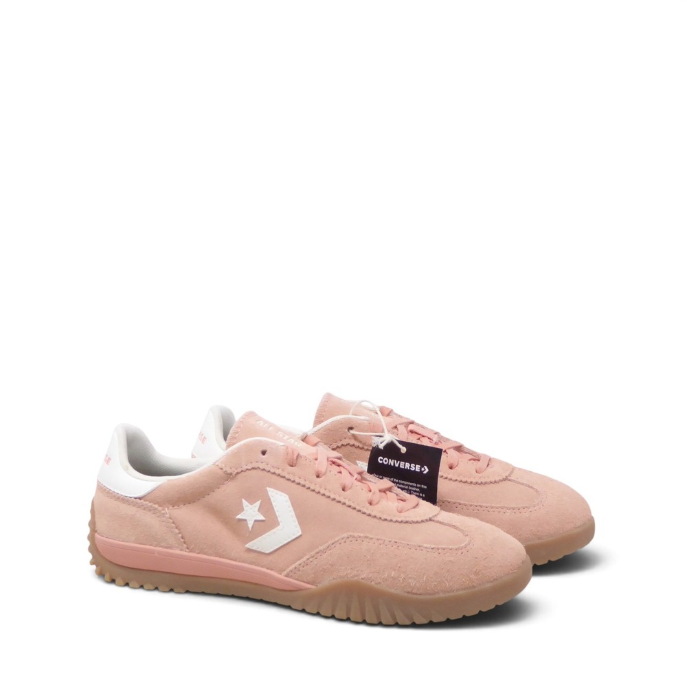 Converse Women Run Star Trainer Sneaker Flamingo Pink Suede Gum Sole A11506C 6.5